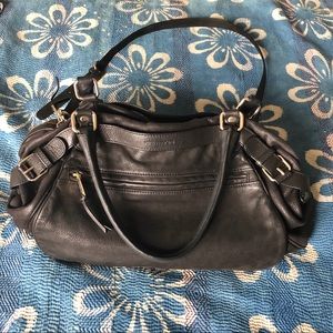 Vanessa Bruno black leather crossbody bag
